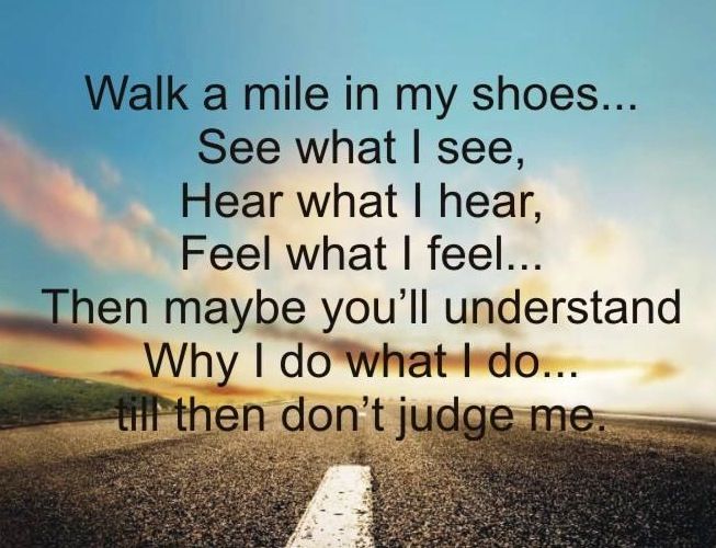 in my shoes